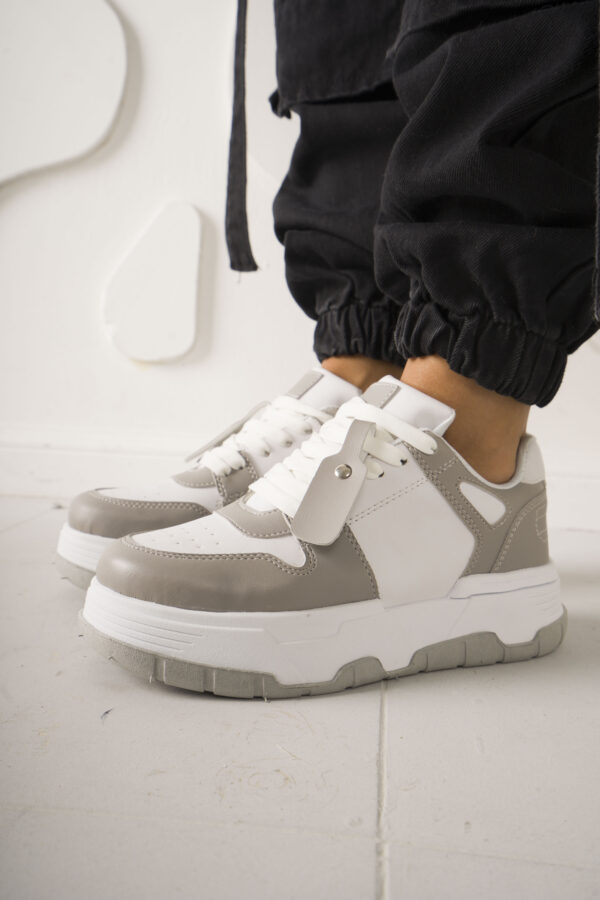 ZAPATILLAS LUPE • Color Negro Blanco Gris - Image 4